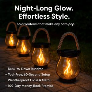 Alternative view of Iluminating™ – Solar-Powered Outdoor Lantern Lights
